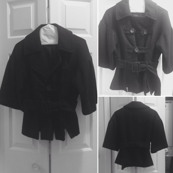 🍂 EUC GUESS Pea Coat 🍁 - Picture 2 of 3